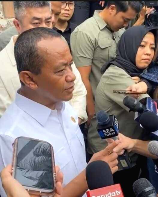 Menteri energi dan sumber daya mineral (esdm) bahlil lahadalia