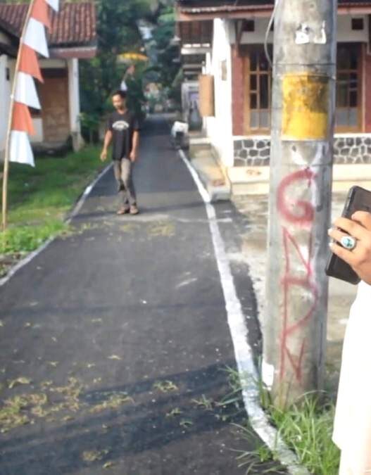 Pemdes kedungjati angkat bicara soal aspal tumbuh rumput