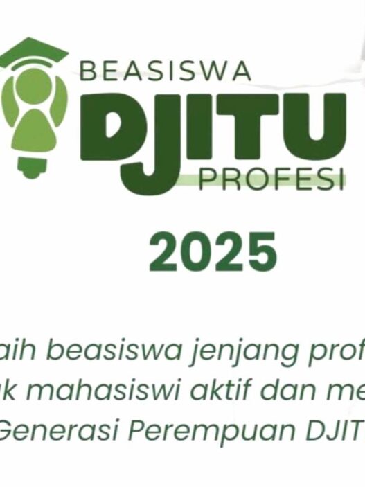 Pendaftaran beasiswa djitu profesi 2025 dibuka