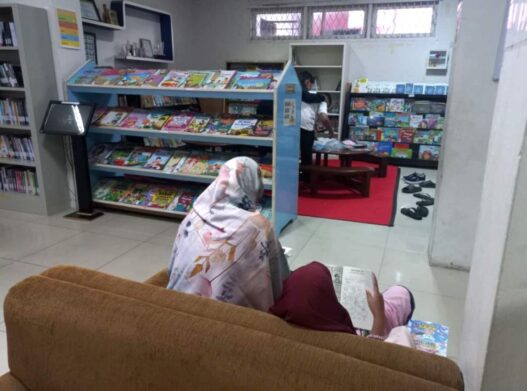 Perpustakaan digital terkendala internet