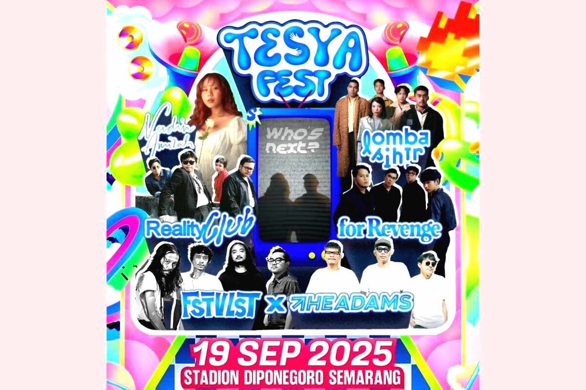 Poster konser tesya fest semarang 2025