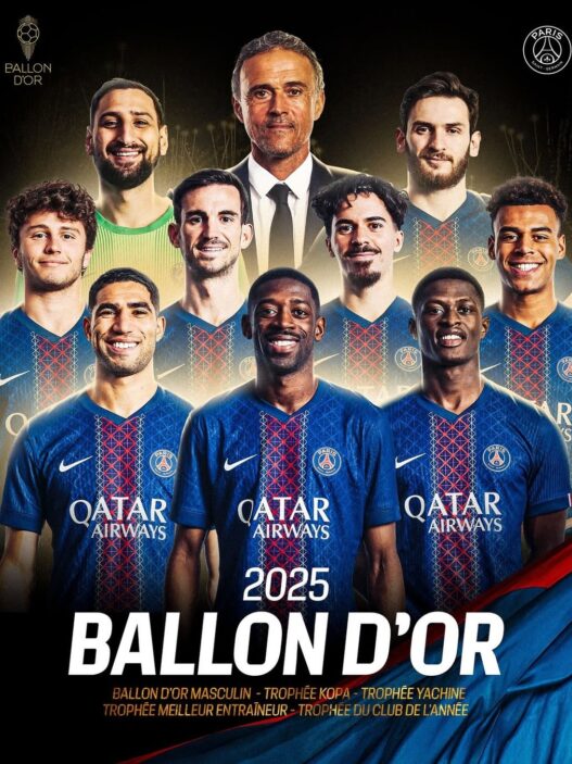 Psg dominasi daftar nominasi