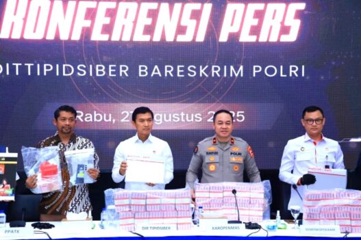 Rp 16,4 m disita dari judi online