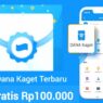 Saldo dana hingga rp100.000 bisa langsung masuk ke akun setelah sukses klaim link dana kaget