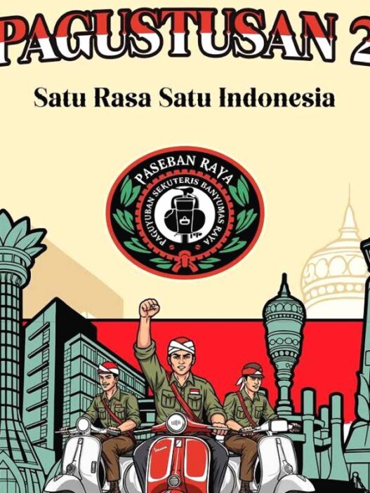Semarakkan hut ke 80 ri, vespagustusan 2025 bakal digelar di purwokerto