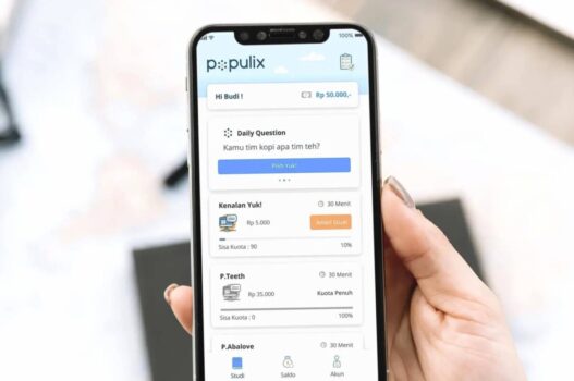 Tampilan antarmuka aplikasi populix 2025, solusi survei penghasil saldo dana gratis