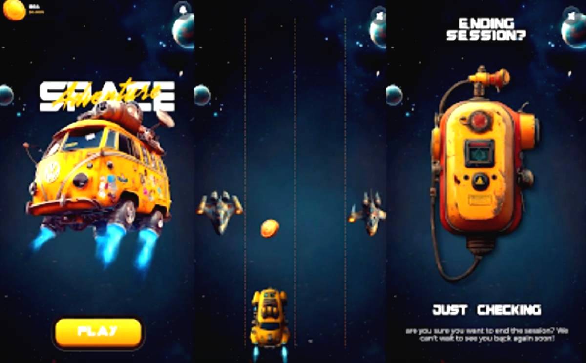 Tampilan aplikasi game space adventure yang bisa menghasilkan uang tambahan hingga rp487 ribu