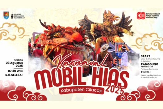 Tanggal dan rute pelaksanaan karnaval mobil hias cilacap 2025