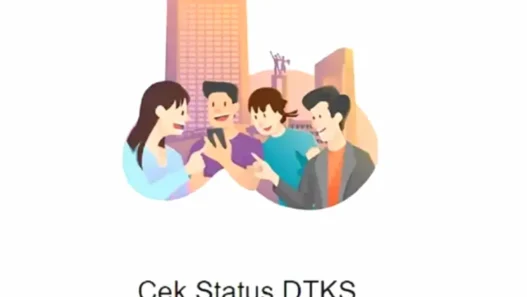 Warga dki jakarta mengakses situs resmi bansos klj melalui ponsel untuk mengetahui jadwal pencairan
