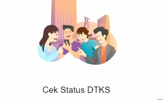 Warga dki jakarta mengakses situs resmi bansos klj melalui ponsel untuk mengetahui jadwal pencairan