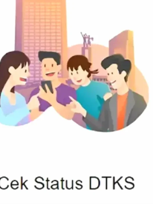 Warga dki jakarta mengakses situs resmi bansos klj melalui ponsel untuk mengetahui jadwal pencairan