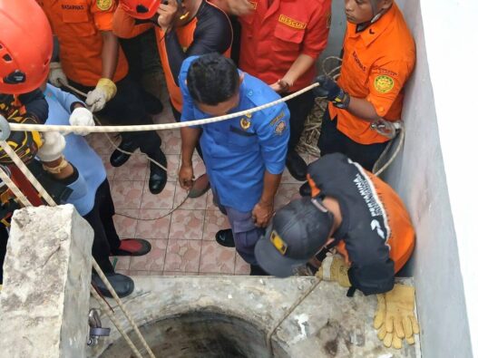 Warga sokawera tercebur sumur