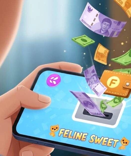 Berburu saldo dana di game feline sweet