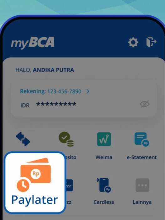 Cara daftar paylater bca di aplikasi mybca