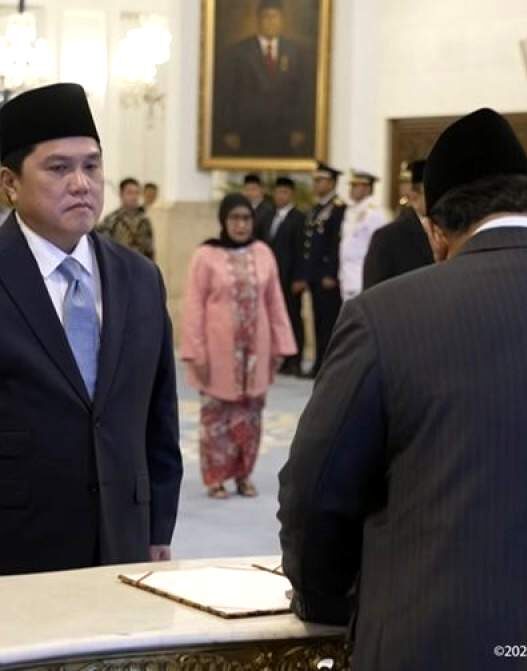 Erick thohir resmi menpora