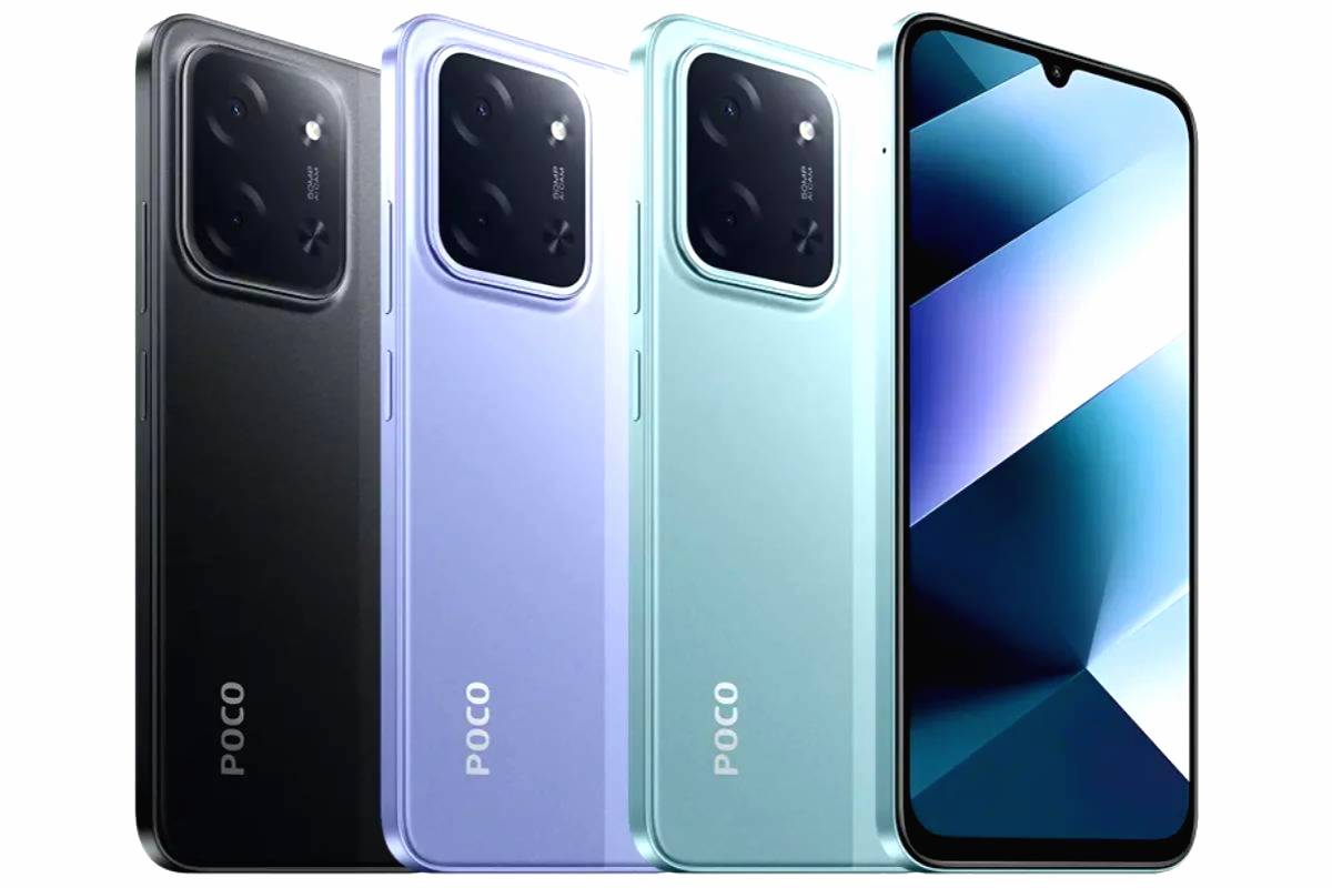 Poco c85 meluncur menawarkan tiga pilihan warna untuk konsumen
