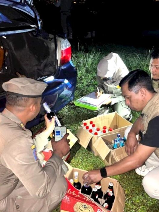 Satpol pp bongkar penjualan miras via online dan cod