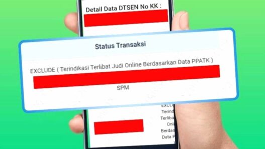 Status exclude bansos