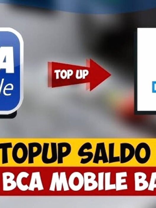 Top up dana lewat m banking bca