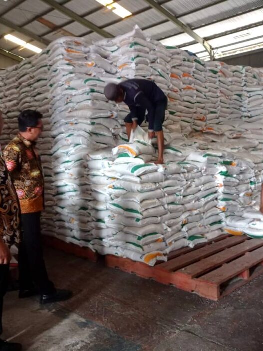 29,99 ribu ton beras turun mutu