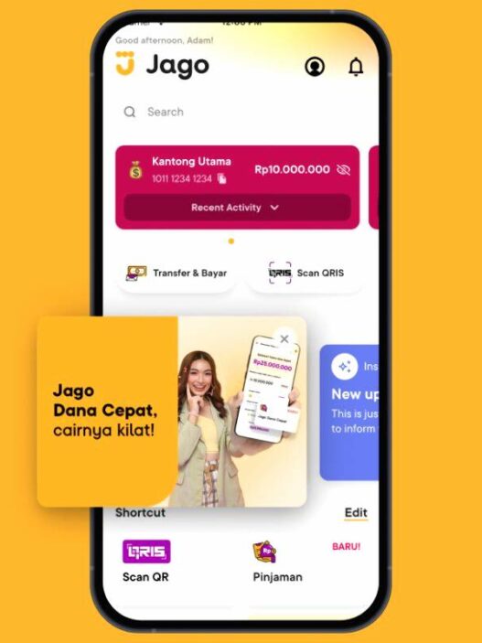 Ajukan jago dana cepat di aplikasi jago