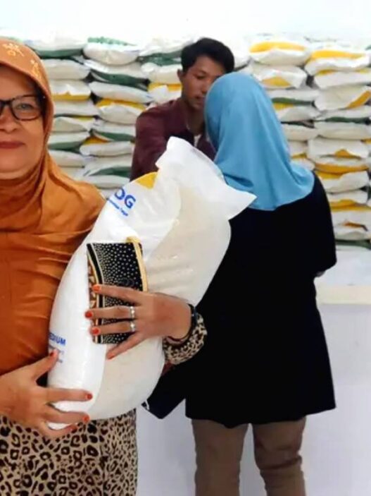Badan pangan nasional (bapanas) resmi meluncurkan bantuan pangan berupa beras khusus dengan teknologi fortifikasi dan biofortifikasi