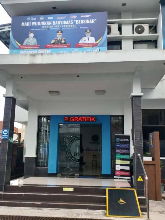Kantor BNNK Banyumas yang menjadi pusat layanan pencegahan hingga rehabilitasi penyalahgunaan narkoba, Jum'at (3/10).