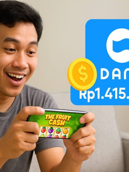 Cara mudah tukar koin the fruit cash jadi saldo dana tanpa undang teman