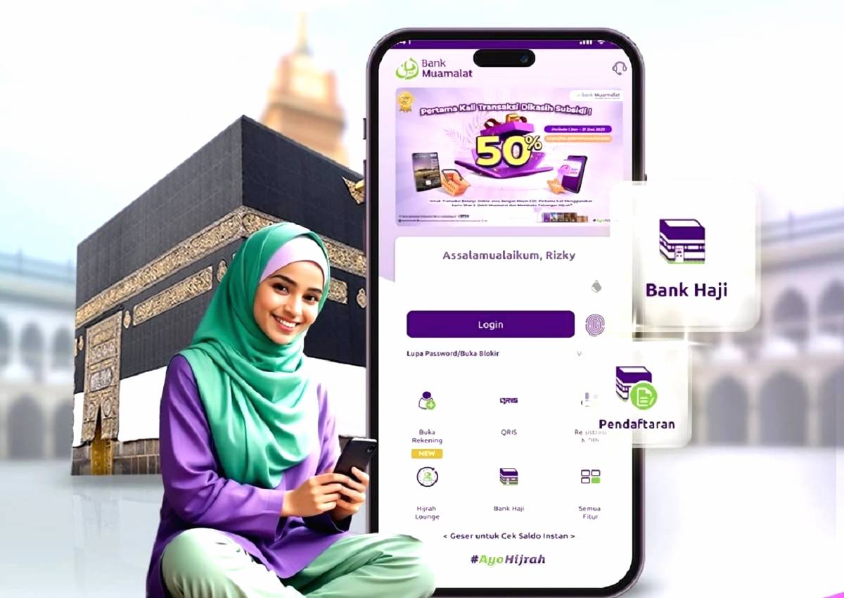 Daftar rekening tabungan haji lebih praktis melalui muamalat din