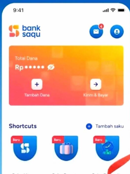 Kelola keuangan lebih terarah dengan fitur set target dari bank saqu
