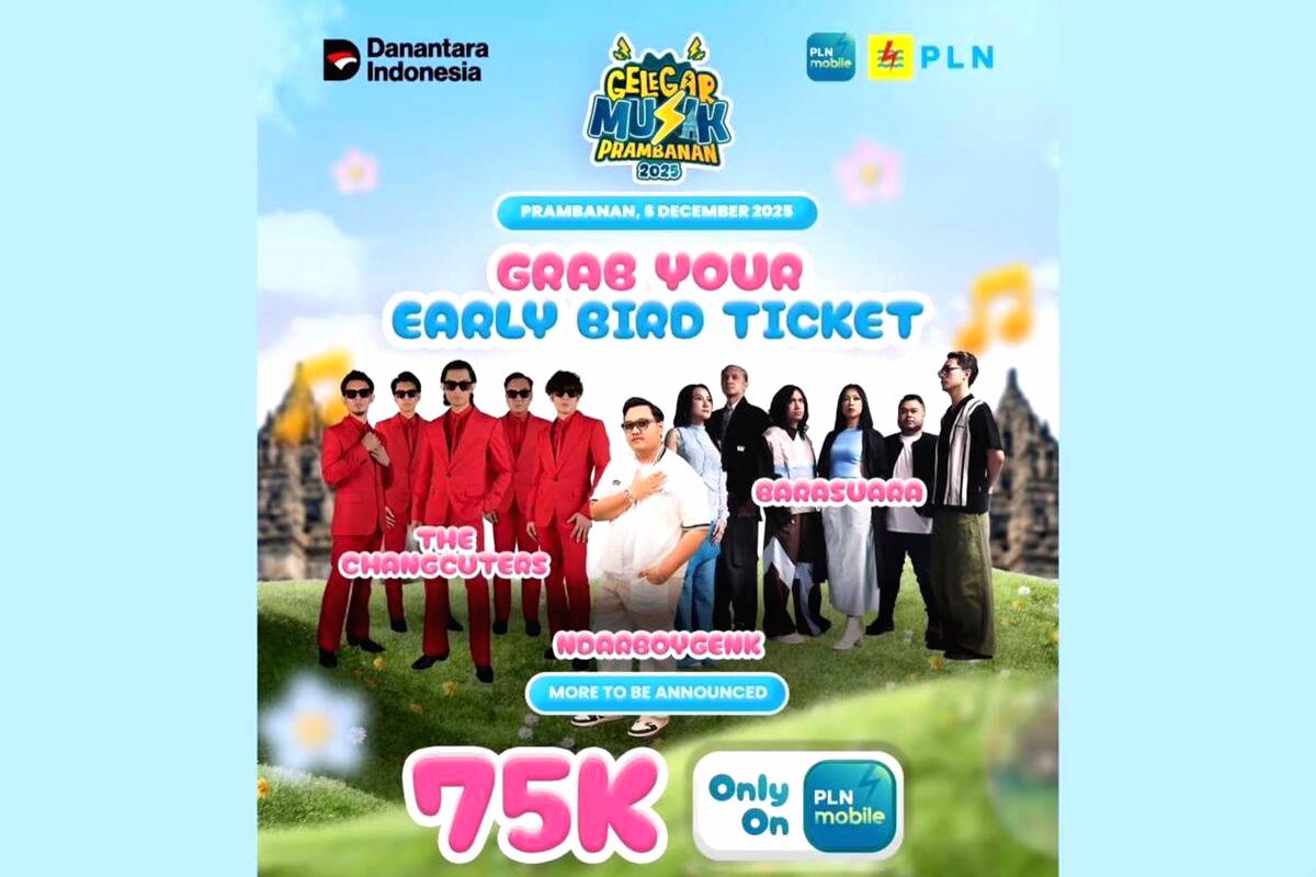 Konser gelegar musik prambanan 2025 yogyakarta hadirkan bintang tamu terkenal