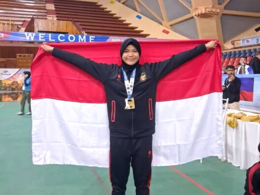 Raih medali emas 3rd junior asian pencak silat championship 2025