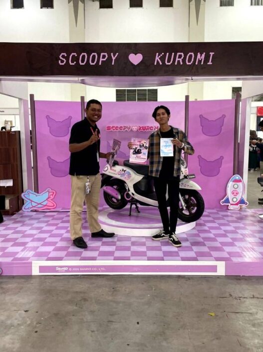 Scoopy x kuromi hadir di comipara
