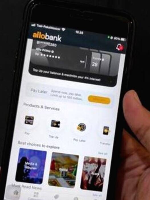 Allo bank tampilan aplikasi hp