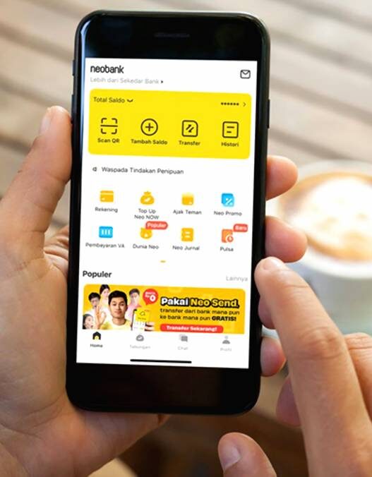 Bank neo luncurkan fitur kupon experience untuk berikan bonus saldo perhitungan bunga mencapai rp500 ribu kepada nasabah