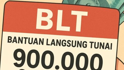 Bansos blt kesra 900 ribu