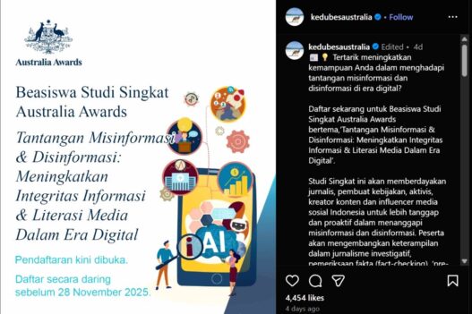 Beasiswa studi singkat australia