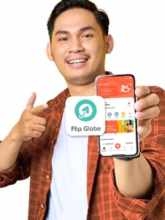 Flip globe