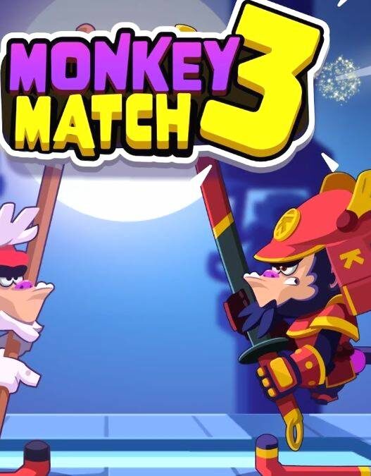 Pengguna mengerjakan misi teka-teki hewan di Monkey Match 3 untuk mengumpulkan poin yang bisa ditukar menjadi saldo DANA setiap hari.