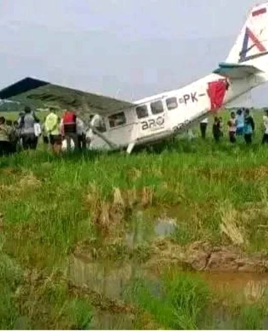 Pesawat Cessna Jatuh di Wilayah Karawang
