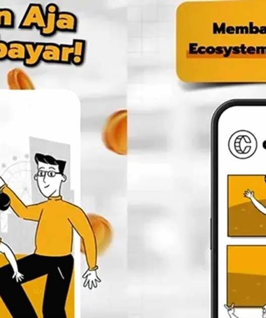 Poster promosi aplikasi cashpop