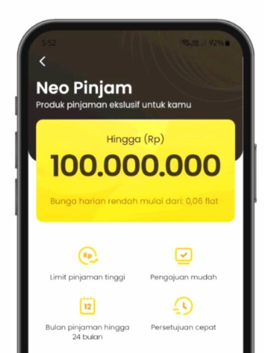 Solusi Pinjaman Tanpa Agunan Neo Pinjam dari Bank Neo Commerce