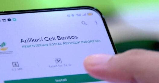 Tampilan apk cek bansos.