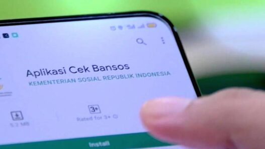 Tampilan apk cek bansos.