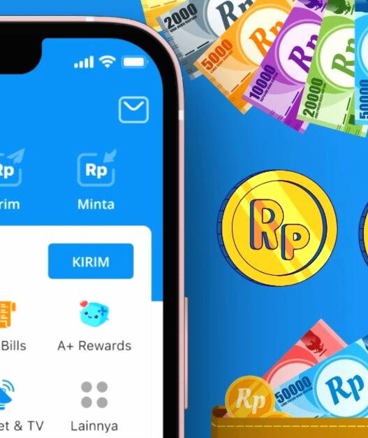 Tampilan apk dana