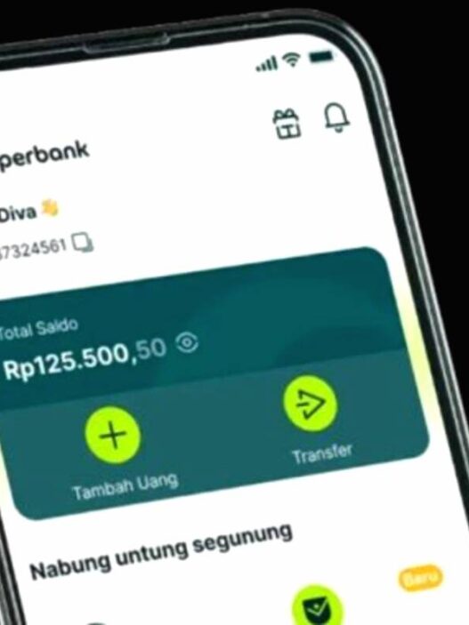 Tampilan apk superbank
