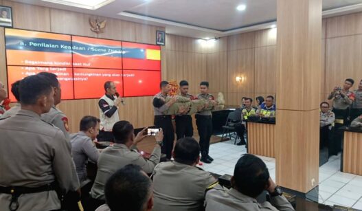 Antisipasi Bencana, Polres Purbalingga Adakan Simulasi Tanah Longsor
