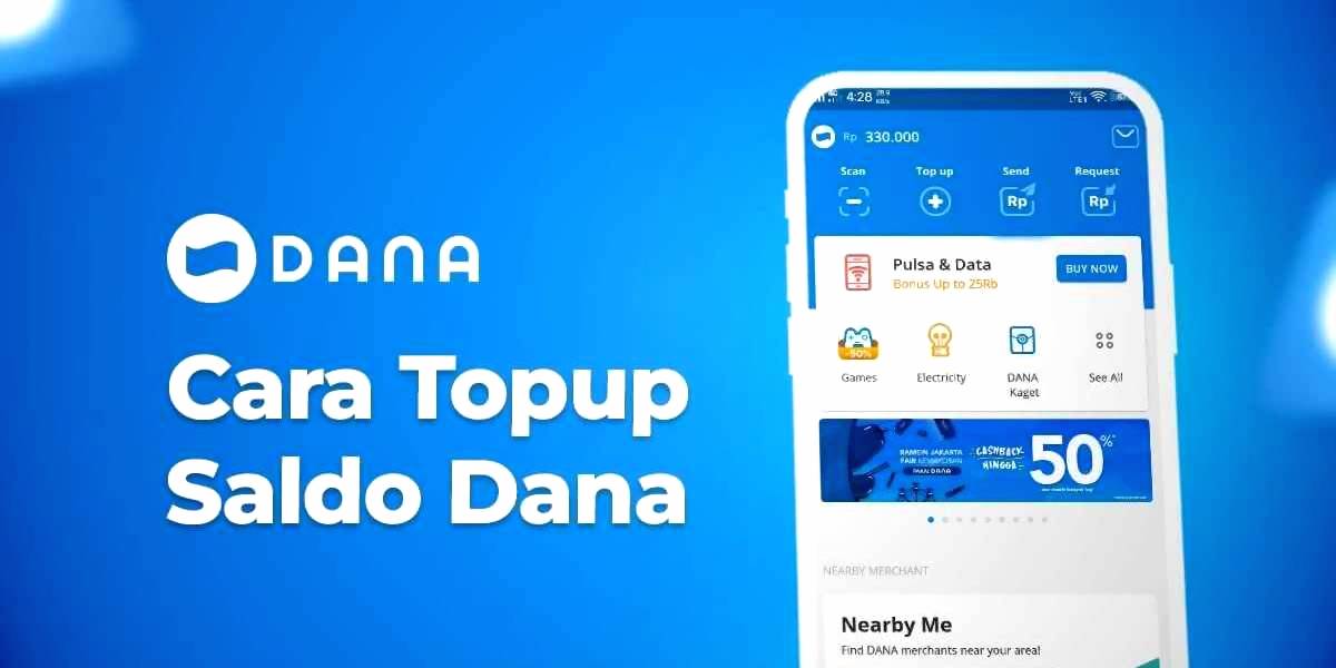 Biaya Isi Saldo Dana Lewat Bank dan Minimarket