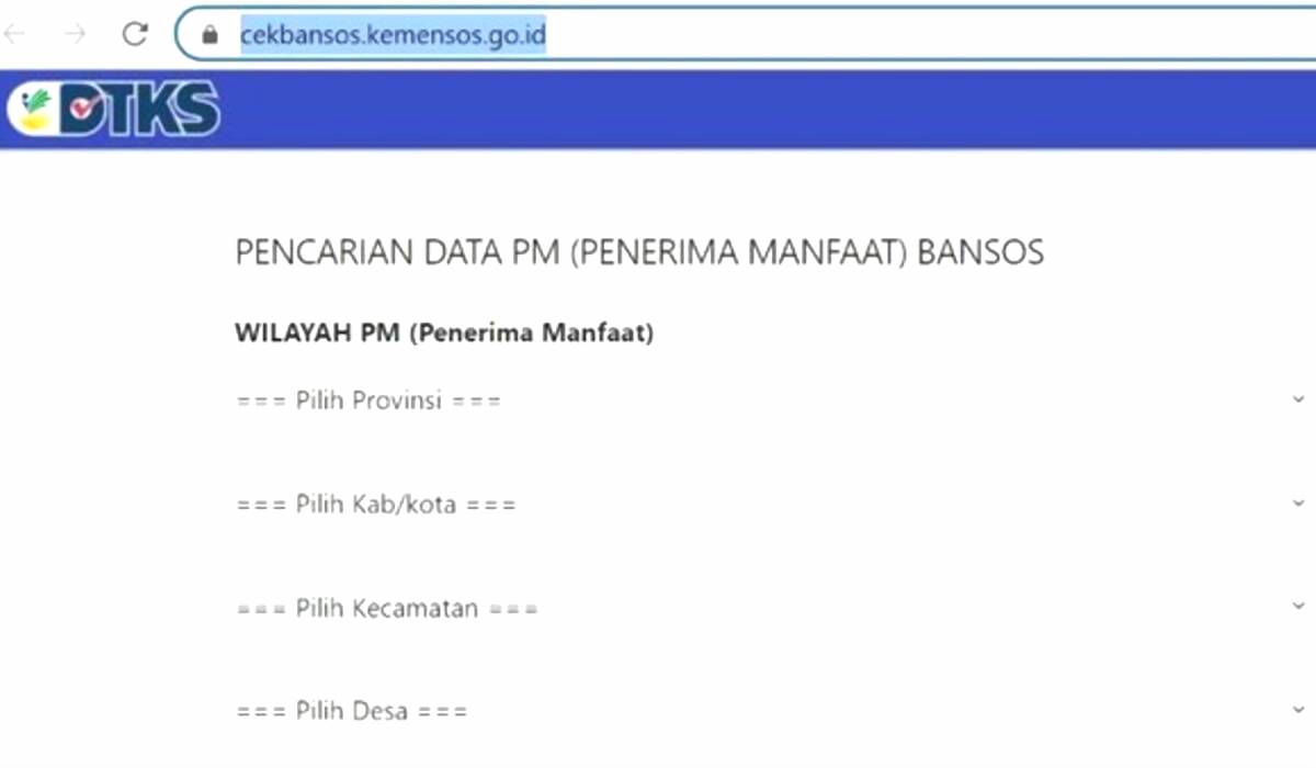Cek Penerima BPNT dan PKH