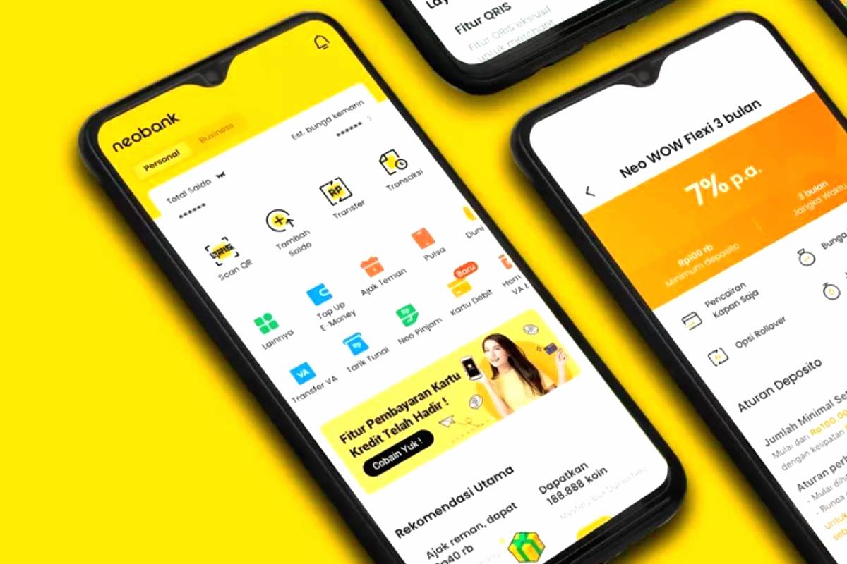 Deposito WOW dan Flexi Deposito Neobank Tawarkan Bunga Kompetitif